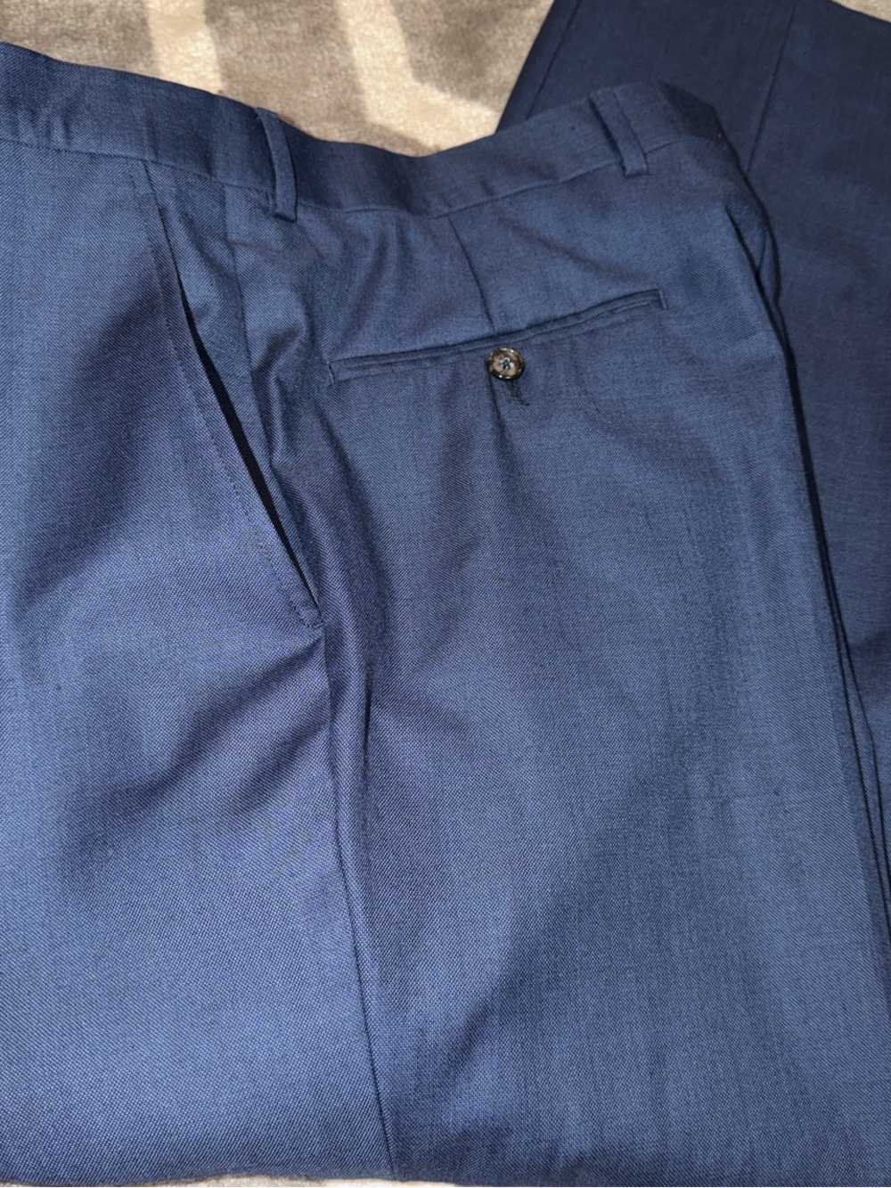 Stafford men’s 36X29 blue travel dress pants